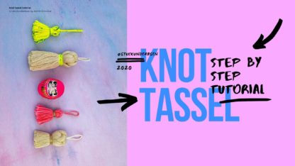 Knot Tassel Tutorial (PDF) – Bild 3